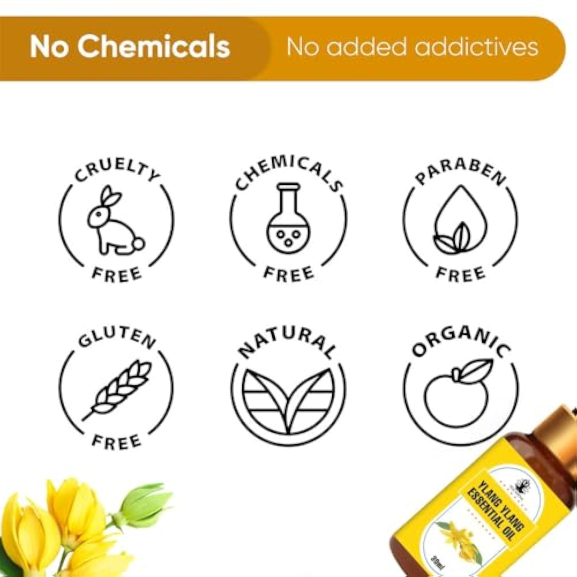 Ylang Ylang Essential Oil for Preventing Dryness